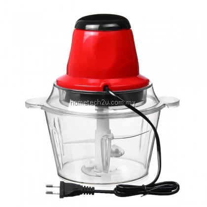 Dessini 2L Electric Meat Grinder Slicer Food Mini Chopper Stainless Kitchen Electric Chopper Meat Grinder Shredder