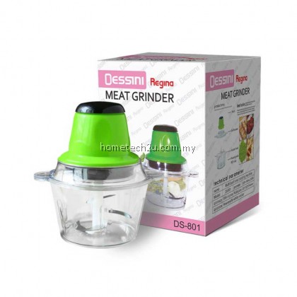 Dessini 2L Electric Meat Grinder Slicer Food Mini Chopper Stainless Kitchen Electric Chopper Meat Grinder Shredder