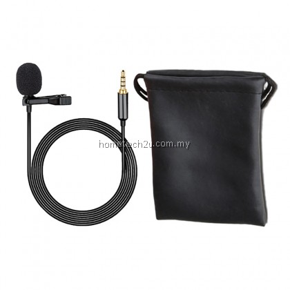 Professional Metal Microphone 3.5mm Jack Lavalier Tie Clip Microphone Mini Audio Mic For Computer Laptop Mobile Phone
