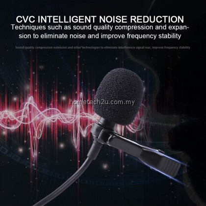 Professional Metal Microphone 3.5mm Jack Lavalier Tie Clip Microphone Mini Audio Mic For Computer Laptop Mobile Phone