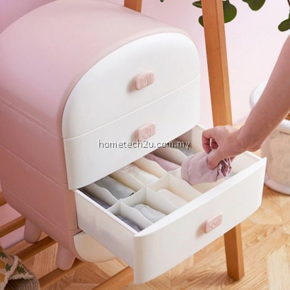 READY STOCK Household Artifact Storage Box for Socks and Underwear Organizer Drawer Cabinet Woman Wardrobe