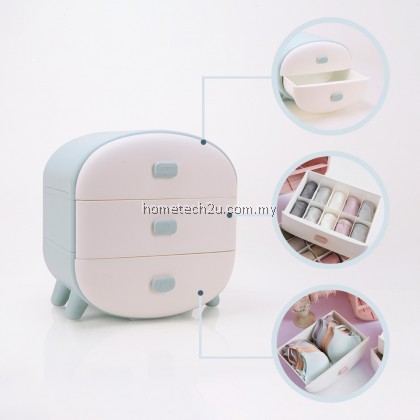 READY STOCK Household Artifact Storage Box for Socks and Underwear Organizer Drawer Cabinet Woman Wardrobe