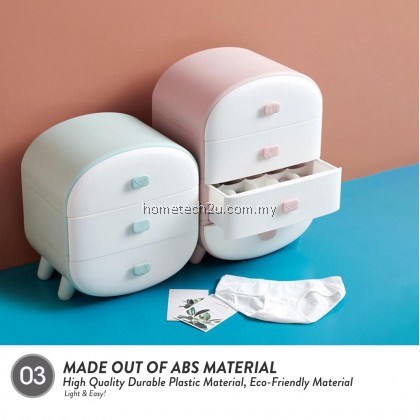 READY STOCK Household Artifact Storage Box for Socks and Underwear Organizer Drawer Cabinet Woman Wardrobe