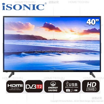 iSONIC 40” Inch LED TV ICT-4010 (DVB T2)