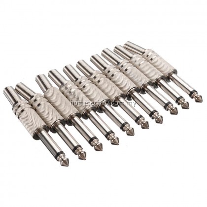 6.35mm Mono Amplifier Plug 1/4Inch Male Mono Monaural Jack Audio Cable Connector Plug Microphone Audio Connectors 6.35mm Mono Amplifier Plug 1/4Inch Male Mono Monaural Jack Audio Cable Connector Plug Microphone Audio Connectors