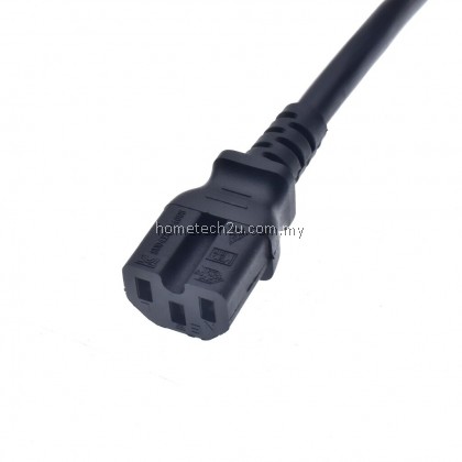 TNK 3 Pin AC C15 Power Cord Cable Wayar Kettle Cord (Sirim Approved) Suitable For Rice Cooker, Kettle, and PC