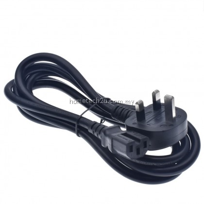 TNK 3 Pin AC C15 Power Cord Cable Wayar Kettle Cord (Sirim Approved) Suitable For Rice Cooker, Kettle, and PC