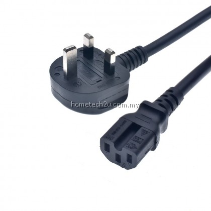 TNK 3 Pin AC C15 Power Cord Cable Wayar Kettle Cord (Sirim Approved) Suitable For Rice Cooker, Kettle, and PC