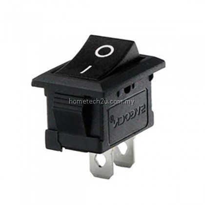 Mini Switch ON-OFF KCD1 15*21mm 2pin Ship Type Switch 6A 250V 10A 125V 15X21 Rocker Switch power switch black