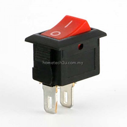 Mini Switch ON-OFF KCD1 15*21mm 2pin Ship Type Switch 6A 250V 10A 125V 15X21 Rocker Switch power switch black