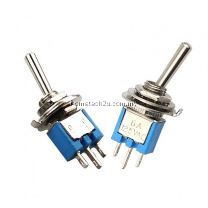 mini toggle switch ON-ON 3-pin mini rocker switch SMTS-102 6A 125VAC blue mini toggle switch ON-ON 3-pin mini rocker switch SMTS-102 6A 125VAC blue