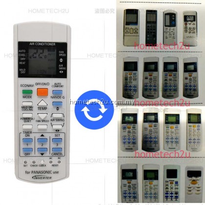 Panasonic Air Cond Aircon Aircond Remote Control ECONAVI Inverter Replacement PN1122