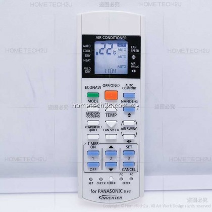 Panasonic Air Cond Aircon Aircond Remote Control ECONAVI Inverter Replacement PN1122