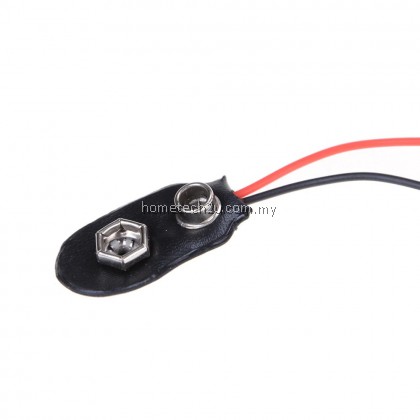 9V Battery Snap Holder Clip Connector Hard Shell 15CM Cable Lead Wholesale