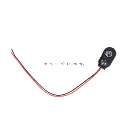9V Battery Snap Holder Clip Connector Hard Shell 15CM Cable Lead Wholesale