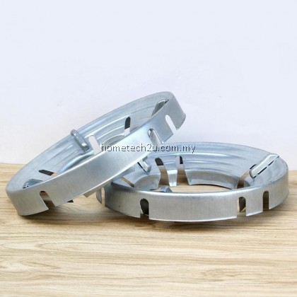 Windproof Stove Dapur Gas Periuk Pot Holder Hood Stainless Steel Fire Ring Gas Cooker Stove over Stand Iron Reducer Cover Gather