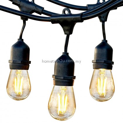 10M Waterproof Outdoor LED String Lights Commercial Grade E27 Bulbs Street Garden party String Lights Lampu Pasar Malam 10M Waterproof Outdoor LED String Lights Commercial Grade E27 Bulbs Street Garden party String Lights Lampu Pasar Malam