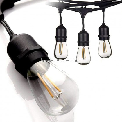 10M Waterproof Outdoor LED String Lights Commercial Grade E27 Bulbs Street Garden party String Lights Lampu Pasar Malam 10M Waterproof Outdoor LED String Lights Commercial Grade E27 Bulbs Street Garden party String Lights Lampu Pasar Malam