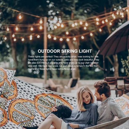 10M Waterproof Outdoor LED String Lights Commercial Grade E27 Bulbs Street Garden party String Lights Lampu Pasar Malam 10M Waterproof Outdoor LED String Lights Commercial Grade E27 Bulbs Street Garden party String Lights Lampu Pasar Malam