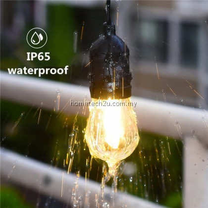 10M Waterproof Outdoor LED String Lights Commercial Grade E27 Bulbs Street Garden party String Lights Lampu Pasar Malam 10M Waterproof Outdoor LED String Lights Commercial Grade E27 Bulbs Street Garden party String Lights Lampu Pasar Malam
