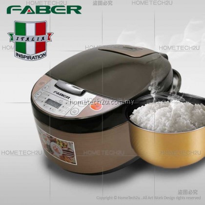 Original Faber Multi Function 1.8L Digital Rice Cooker RISO 18 Non Stick Pot
