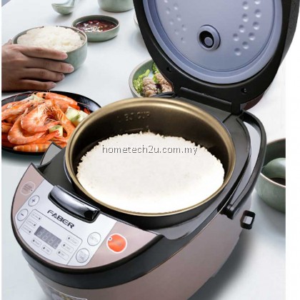 Original Faber Multi Function 1.8L Digital Rice Cooker RISO 18 Non Stick Pot