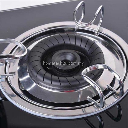 XMA Double Burners Glass Stove Glass Built In Hob Dapur Gas Kaca Tanam Kabinet Murah