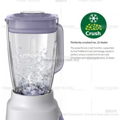PHILIPS 700W ICE BLENDER PLASTIC JAR WITH MILL HR2221 (FREE 1 JUG)
