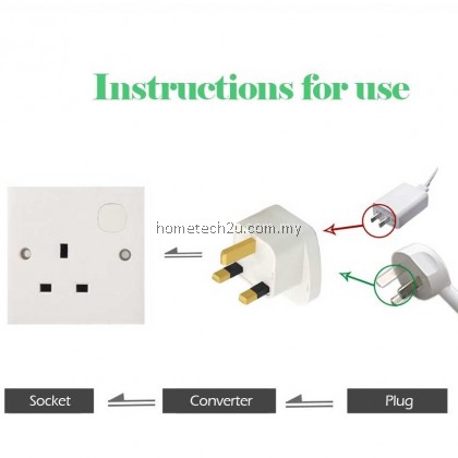 Universal CHINA Multi Pin To Malaysia 3 Pin UK EU US AU TO UK Conversion Plug 2 Pin Socket EU to England Travel Charger Adapter 