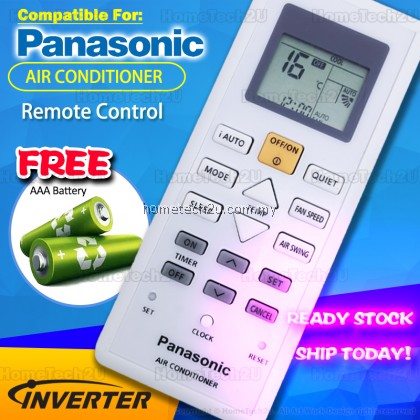 (Ready Stock) Replacement For Panasonic Air Conditioner Remote Control Inverter Non Inverter For R32 PN SERIES CS-PN9WKH-1 CS-PN12WKH-1 CS-PN18WKH