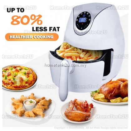 iSONIC 3.2L Multifunction Air Fryer Chicken Oil free Air Fryer Health Fryer Pizza Cooker Smart Touch LCD Electric Deep Airfryer IAF-W320L