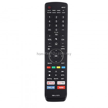 RM-L1575 Universal for HISENSE LCD LED Smart TV Remote Control
