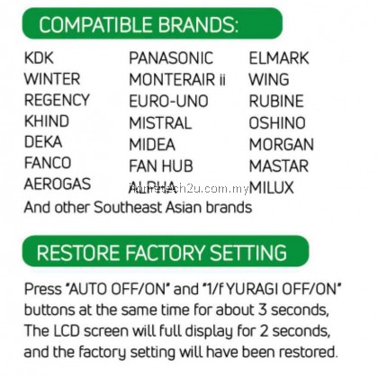 2021 NEW - Universal Ceiling Fan Remote Control with LCD Screen Multi Fan Remote Replacement