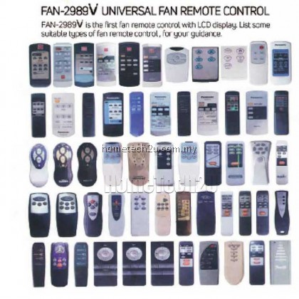 2021 NEW - Universal Ceiling Fan Remote Control with LCD Screen Multi Fan Remote Replacement