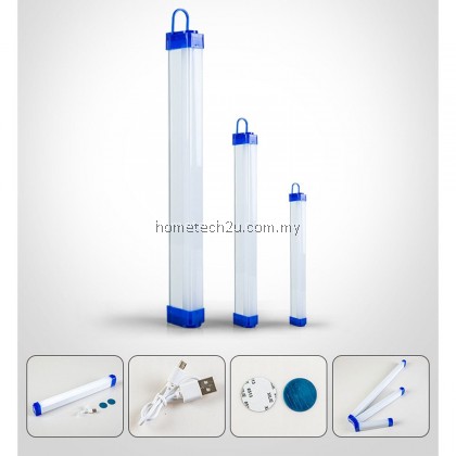 50W 80W LED Lithium Light Tube Rechargeable Tube Lamp Lampu Pasar Malam Portable LED Bulb Outdoor Lamp Foreman Light