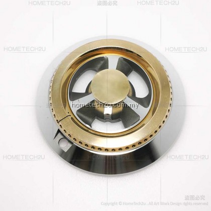 Pensonic/Khind Glass Hob Burner Cap Inner Outer Ring For PGH-412N PGH-413N Tungkung Dapur Gas Kaca Spare Parts