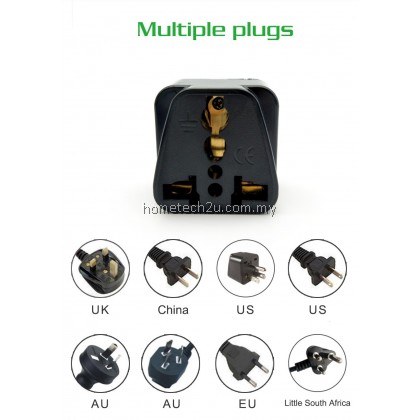 Narken Universal Full Copper 3 pin Adaptor Travel Plug for Malaysia UK Power Sockets China 2 Pin Adapter Narken Universal Full Copper 3 pin Adaptor Travel Plug for Malaysia UK Power Sockets China 2 Pin Adapter