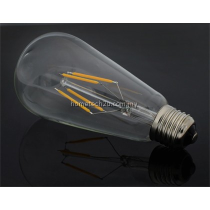 Antique ST64 LED E27 Bulb Retro Lamp Decorative Bulb 4W 8W LED Light E27 Edison Light For Cafe Coffee Shop