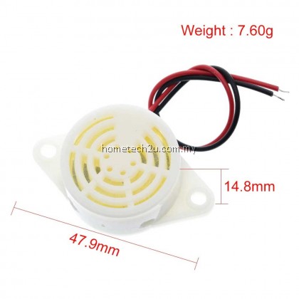 SFM-27 Active buzzer High-decibel 3-24V 12V 95DB Electronic Buzzer Beep Alarm Reverse Siren Beeper Horn