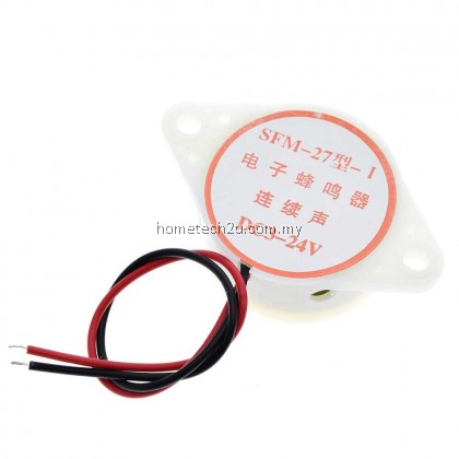 SFM-27 Active buzzer High-decibel 3-24V 12V 95DB Electronic Buzzer Beep Alarm Reverse Siren Beeper Horn