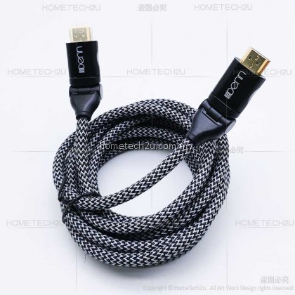 DENN HDMI 1.4V HDMI Cable 4K Full HD with Rotating Angle 3M 180° Rotating Angle Plug 24k Gold Plate