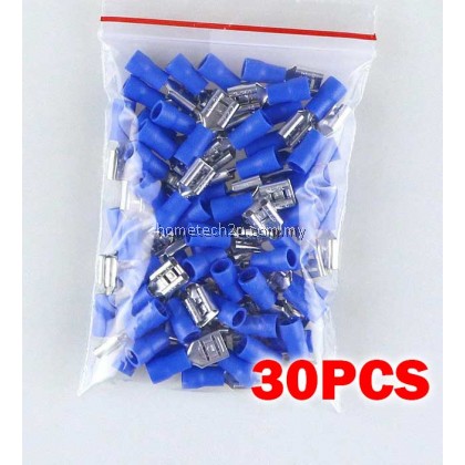 FDD2-250 6.3mm Cable lug Clip Wire Connector Female Insulated Electrical Crimp Terminal for 1.5-2.5mm2 Connectors Cable Modify Car Motor FDD2-250 6.3mm Cable lug Clip Wire Connector Female Insulated Electrical Crimp Terminal for 1.5-2.5mm2 Connectors Cable Modify Car Motor