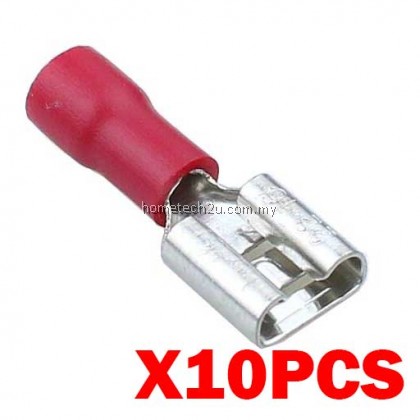 FDD2-250 6.3mm Cable lug Clip Wire Connector Female Insulated Electrical Crimp Terminal for 1.5-2.5mm2 Connectors Cable Modify Car Motor FDD2-250 6.3mm Cable lug Clip Wire Connector Female Insulated Electrical Crimp Terminal for 1.5-2.5mm2 Connectors Cable Modify Car Motor