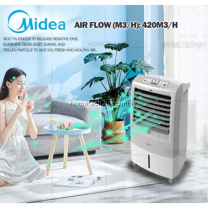 Midea Air Cooler Penyejuk Udara 15L with Remote Control MAC-120AR MAC-215F INCLUEDED 2 x Ice Pack