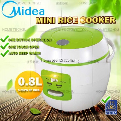 Midea 0.6L 0.8L Portable Mini Rice Cooker with Porridge Function MB-07WG MB-07OB MR-CM06SB MR-CM06SC