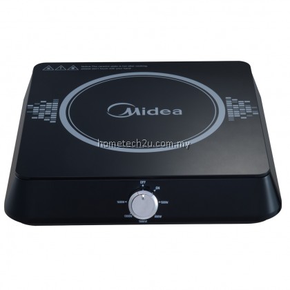 Midea 1600W Induction Cooker C16-RTY1619 / C16-RTY1619-GL / C16-RTY1619-BK (FOC Stainless Steel Pot)