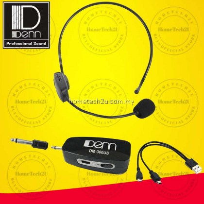 Denn DM-300US Mono Channel UHF Wireless Microphone Head Mic Presentation Loudspeaker Tour Guide Teaching Lecture Denn DM-300US Mono Channel UHF Wireless Microphone Head Mic Presentation Loudspeaker Tour Guide Teaching Lecture