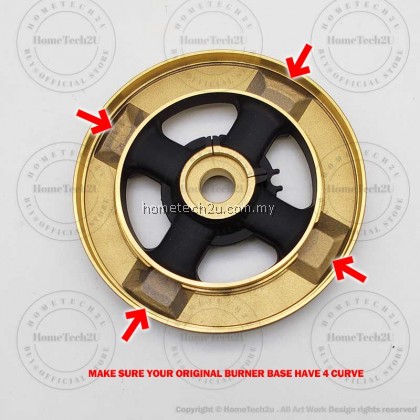 Glass Hob Gas Stove Burner Head Cap Ring Tungku Dapur Kaca Elba EGH-B8240 EGH-BB8340 EGH-BB8902 EGH-G8522G