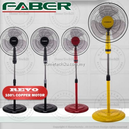ORIGINAL FABER 16 inch Stand Fan FSF REVO 8316YL 8416BK 8216RD 8116GR Kipas Berdiri