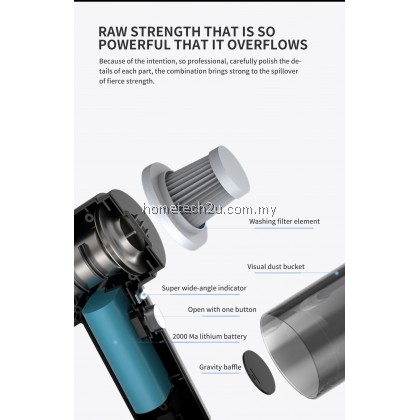 NEW 120W Car Wireless Mini Vacuum Cleaner Small Portable Hand-held Cleaner USB Rechargeable Universal Home Interior Dust